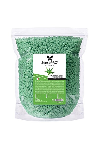 SensoPRO Milano Ceară pentru epilare cu granule de Aloe Vera, 1000g
