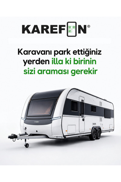 KAREFON Karavan QR Etiketi - Mobil - Son Teknoloji Araç İletişim Platformu