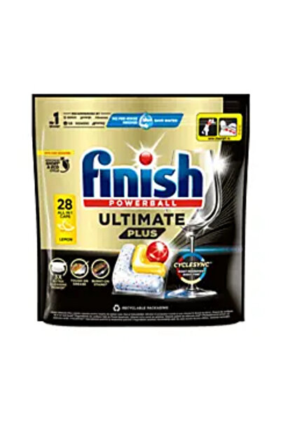 Finish Capsule de spălat vase Ultimate Plus Lemon, 28 capsule