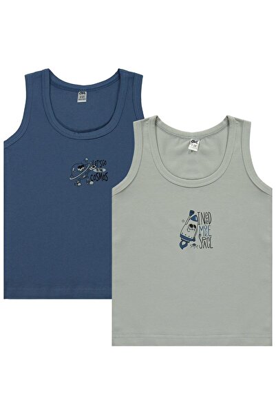 Civil Boys Space 2-12 Years Old Boys' 2-Piece Undershirt - Standard
