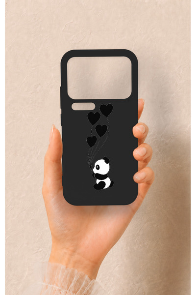 Vip Case Xiaomi Mi 17 Pro 5g Compatible Heart Panda Pattern Silicone Case