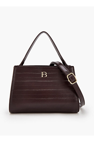 Flora Bella by Shoexpress Textured Shoulder Bag with Detachable Strap