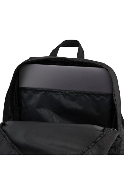 Puma Unisex Sırt Çantası Siyah Günlük Okul Spor Seyahat Laptop Bölmeli Hafif Dayanıklı Çanta 18 LT