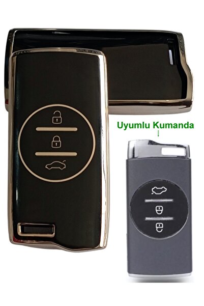 Kasey Chery Tiggo 7 Pro Compatible Remote Control Key Case Auto Keychain Blac...