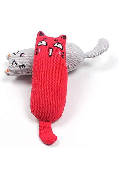 catnip 5 قطع من ألعاب القطط للمضغ والعض، ألعاب أسنان القطط بتصميم فأر كرتوني