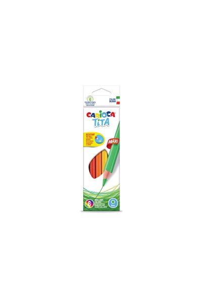 carioca Creioane color Tita Maxi (mina groasa), 6/set