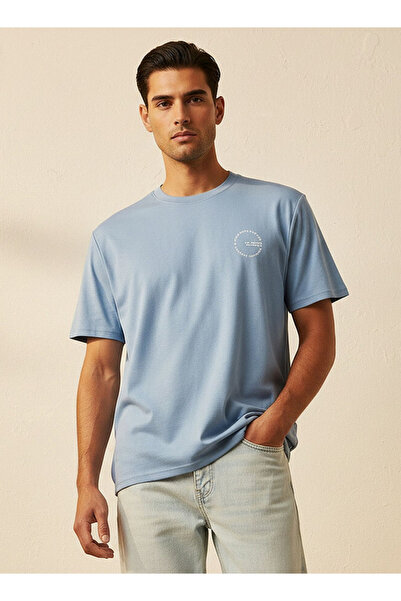 Lee Cooper Regular Fit Crew Neck Short Sleeves Logo Print T-shirt