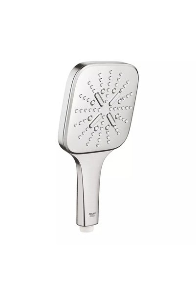Grohe Duș de mână Rainshower SmartActive 130 Cube cu 3 funcții, din oțel supe...