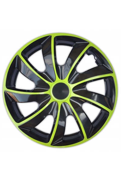 NO BRAND Set de capace de roată universale 13'' NRM QUAD BICOLOR 4 unități ne...