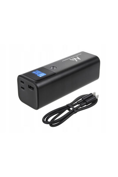 Maclean Energy Baterie externă 24600mAh 140W USB-C PD încărcare rapidă Quick ...