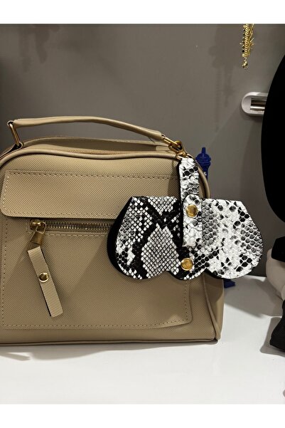 MODA Maisonlune Snake Pattern Bag Strap Glasses Case Snap Closure Sun and Num...