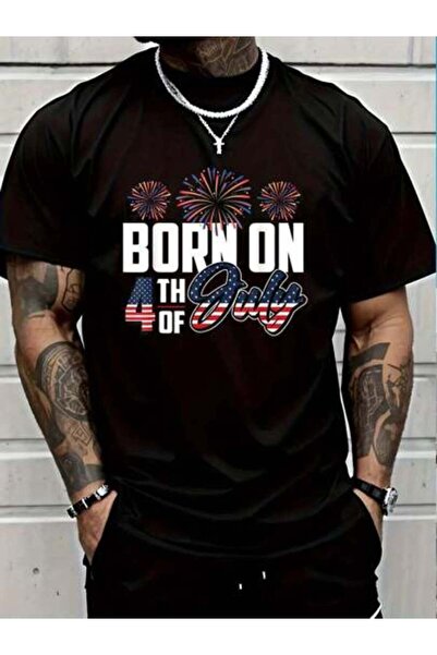 9JY تي شيرت نسائي من القطن بنسبة 100% بتصميم كلاسيكي 4th Of Legends Are Born ...