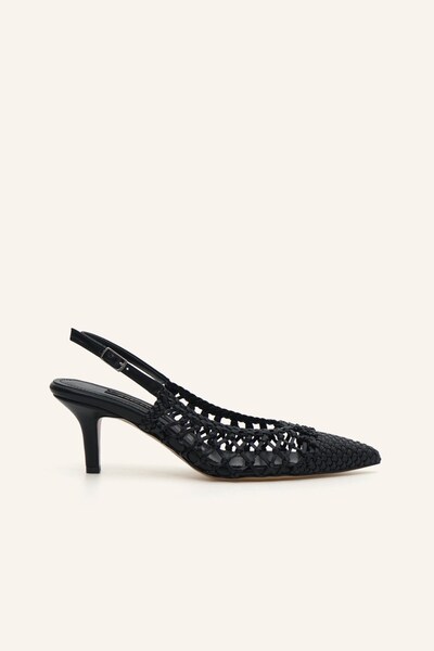 MARCATELLI Siyah Örgü Stiletto