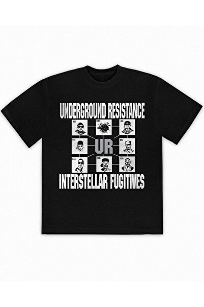 Grafftee Clothing Μπλουζάκι με στάμπα  "Underground Resistance " Unisex Oversize