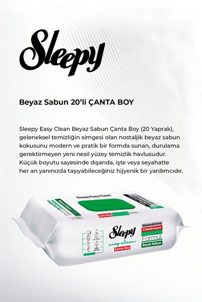 Sleepy White Soap (7 Packs X 20 Sheets) Bag Size and Rosie Room Fragrance