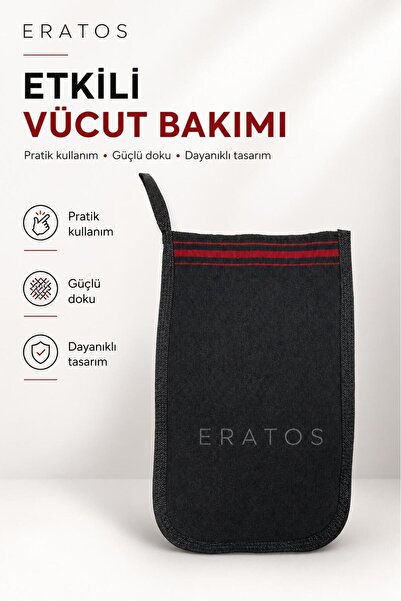 ERATOS Kral Kese | Geleneksel Hamam Kesesi | Profesyonel Vücut Kesesi | Askıl...