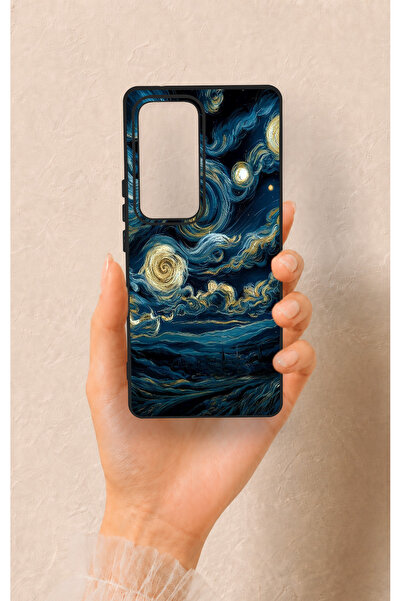 Vip Case Vivo V30 Uyumlu Yıldızlı Gece Desenli Silikon Kılıf