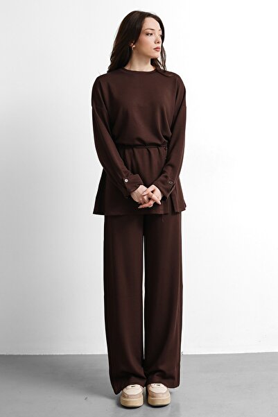 salisburys Molly Nelly Women's Loose Skirt Buttoned Suit