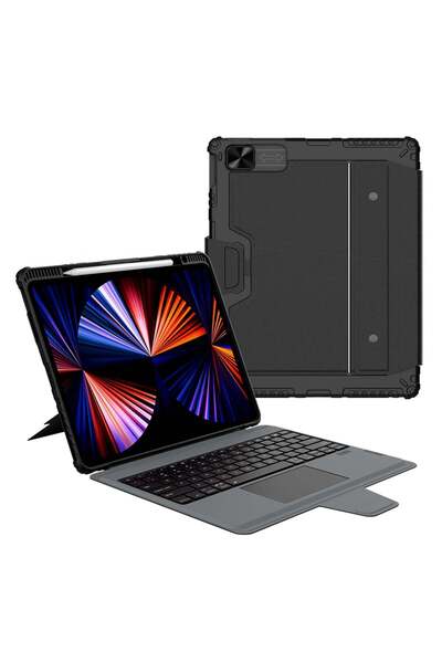 Nillkin Калъф за таблет с клавиатура за Apple iPad Pro 12.9 2020/2021/2022, A...