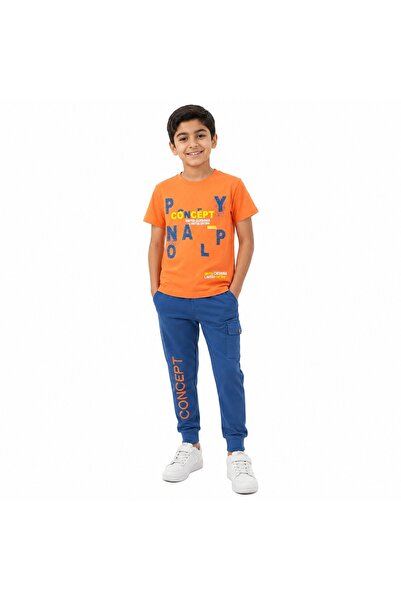 Generic Brand طقم كاجوال للأولاد تي شيرت وبنطلون