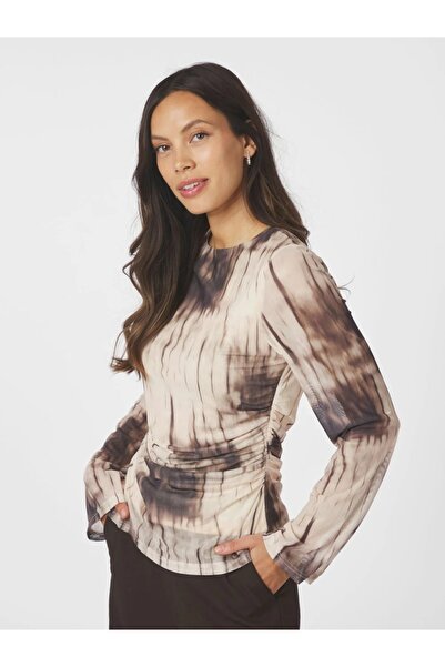 Neo Noir Bluza de dama Lenida Faded Mesh