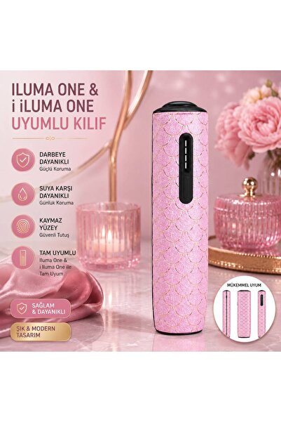 Zigver IQOS ılluma ONE desenli pembe (terrea ile çalışan cihaza uygun kılıftır)