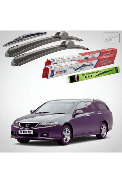 TEAMCAR Υαλοκαθαριστήρες Honda Accord 7ης Γενιάς Tourer (CM) Στέισον 2003-200...