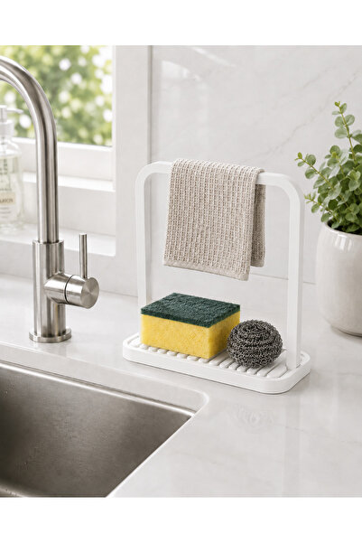 İna Design Countertop Kitchen Organizer – Sponge Holder, Dish Wire and Cloth ...