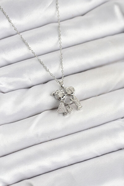 Mega Bazaar 316L Steel Chain Silver Color Boy Girl Model Women's Necklace