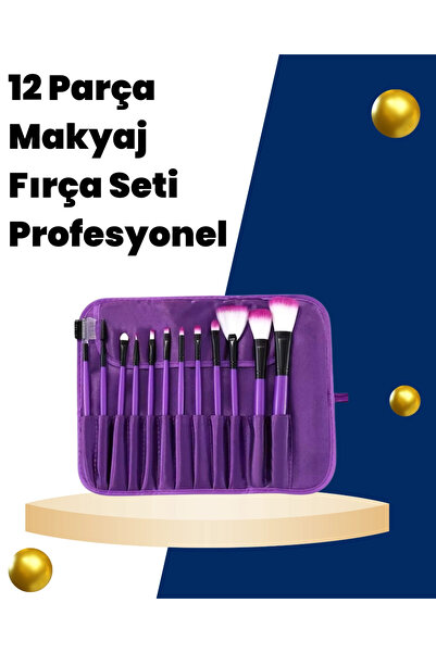 ARMÜZ 12-dijelni set četkica za šminku Kompaktno i Lagan specijalno za profes...