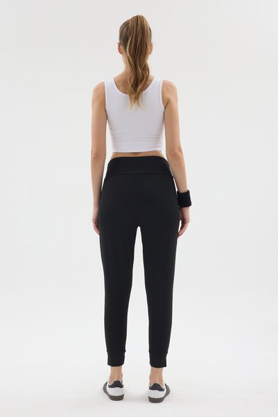Pavotti Women's High Waist Scuba Jogger Sweatpants