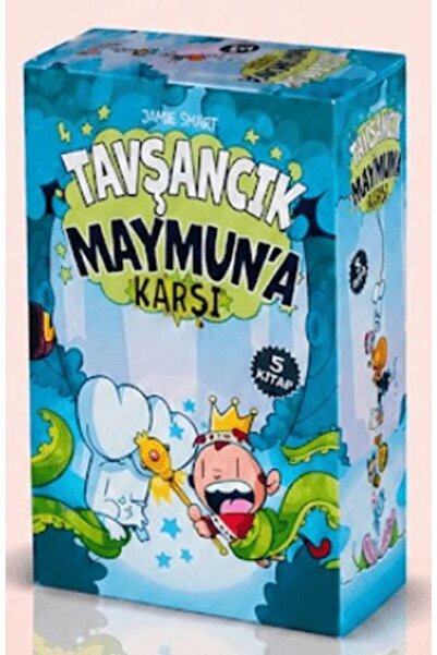 The Çocuk Tavşancık Maymun'a Karşı 5 Kitaplık Kutulu Set