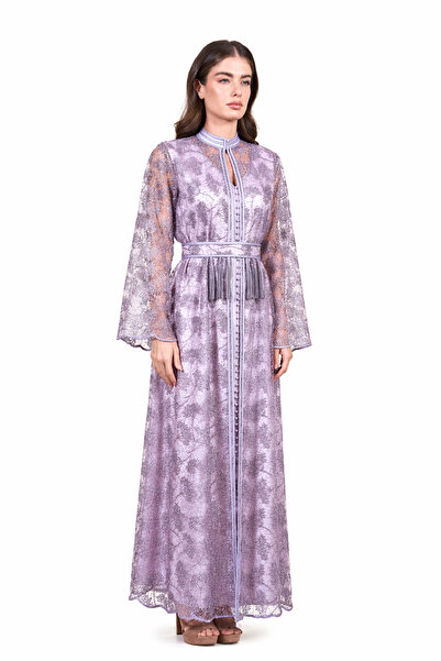 ELEGANZA LA MODE Purple Moroccan Kaftan – ELM M 668