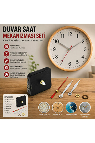 Go İthalat SAAT MEKANİZMA SETİ 13 MM ŞAFT UZUNLUĞU VARDIR