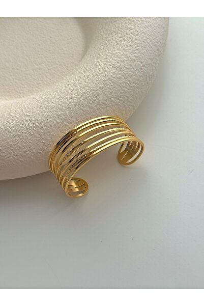 YOUES JEWELRY أصفاد نسائية من الفولاذ الذهبي