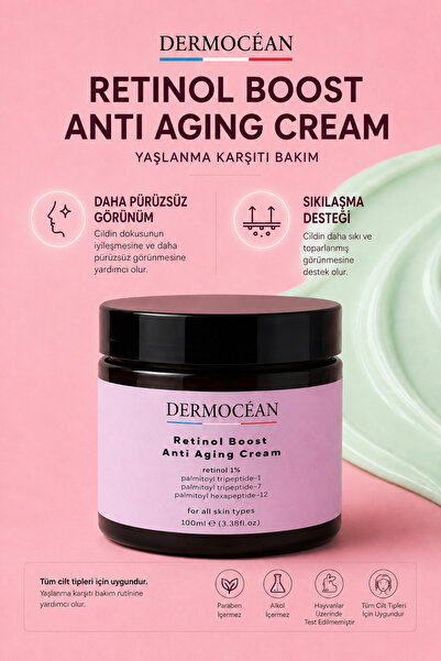 Retinol Boost Peptitli Yaşlanma Karşıtı Sıkılaştırıcı Yüz Kremi 100 ml