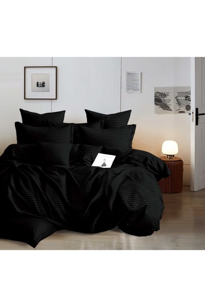 CHIRASO Set Lenjerie de Pat CHIRASO, 6 Piese, DAMASC, Cearceaf ELASTIC 180x20...
