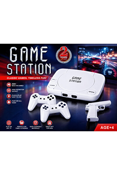 Generic Brand Game Station Classic Home Game Console with 2 Controllers and L...