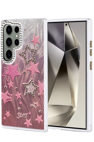 New Face غطاء حماية ACONCEPT لهاتف Galaxy S24 Ultra بتصميم مرآة - (111712) نمط 7