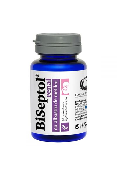 Dacia Plant C-Biseptol Renal with Methylene Blue, 30 tablets,