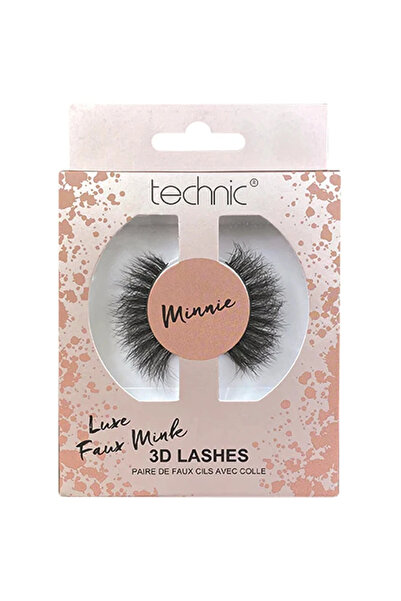 TECHNIC 3D Πολυτελείς Ψεύτικες Βλεφαρίδες Μίνι από Απομίμηση Βιζόν με Κόλλα Π...