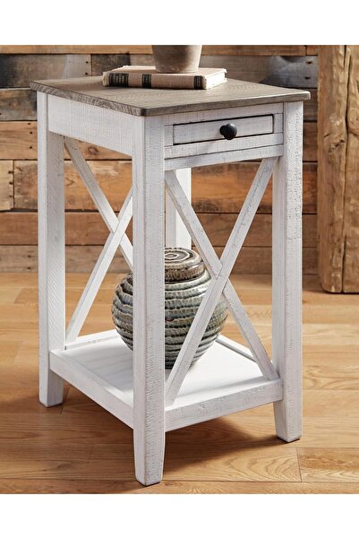 Generic Signature Design by Ashley Adalane Modern Farmhouse Accent End Table,...
