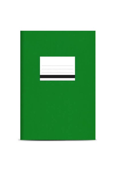 OEM SALKO ΤΕΤΡΑΔΙΟ ΠΛΑΣΤΙΚΟ ΡΙΓΕ 50 ΦΥΛΛΩΝ (17x25cm) - (ΠΡΑΣΙΝΟ) (2094)