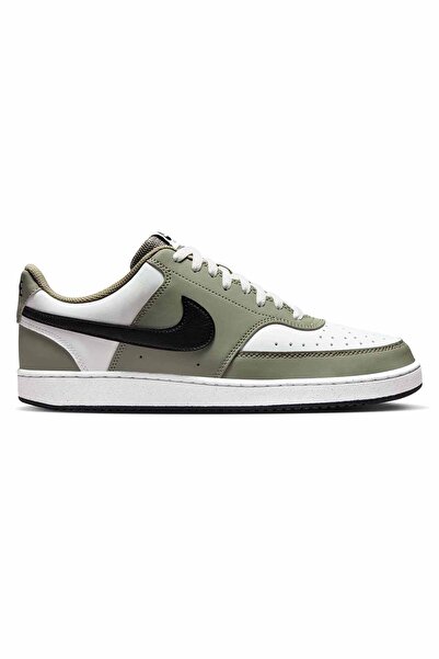 Nike Court Vision Low Men's Sneaker Daily Sports Shoes White Khaki Black Comf...