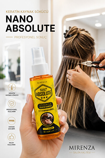 mirenza cosmetic Keratin Kaynak Sökücü 110 ML- Saç Kaynak Çıkarıcı, Güçlü Etk...