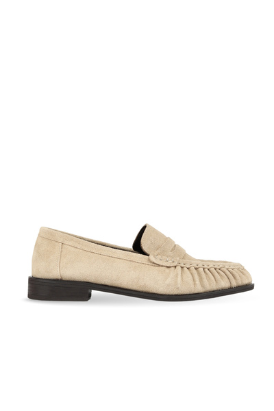BUENO Beige Suede Women's Classic Shoes