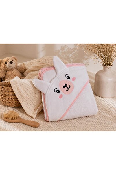 Baveno 100% Cotton 75X75 cm Patterned Baby & Kids Swaddle Towel