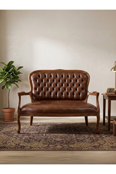 Gazzini Furniture Regnum Klasik Ahşap İkili Berjer