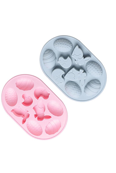 Generic Brand Set 2 forme pentru prajituri cu tematica Paste, 14.5 x 22.7 x 2...