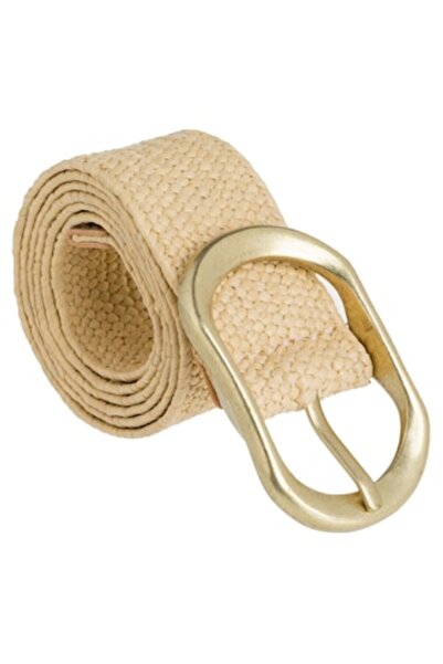 ivokid Curea elastică de vară cu cataramă ovală aurie pentru femei 110x3cm